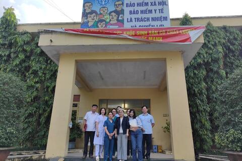 Nhóm chuyên gia tư vấn quản lý Dự án (PMC) kiểm tra tiến độ thực hiện Hợp phần Cải thiện dịch vụ y tế công, Dự án Chương trình phát triển khu vực nông thôn tỉnh Tuyên Quang